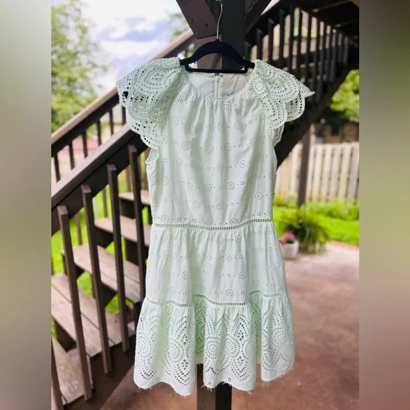 sage green wedding dress Sage Green Strapless Ball Gown 14 / Sage